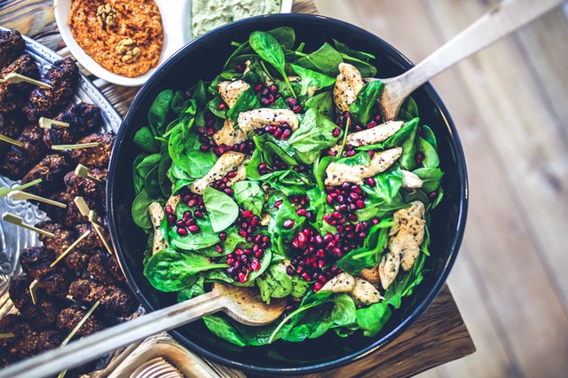 Healthy food and healthy gut