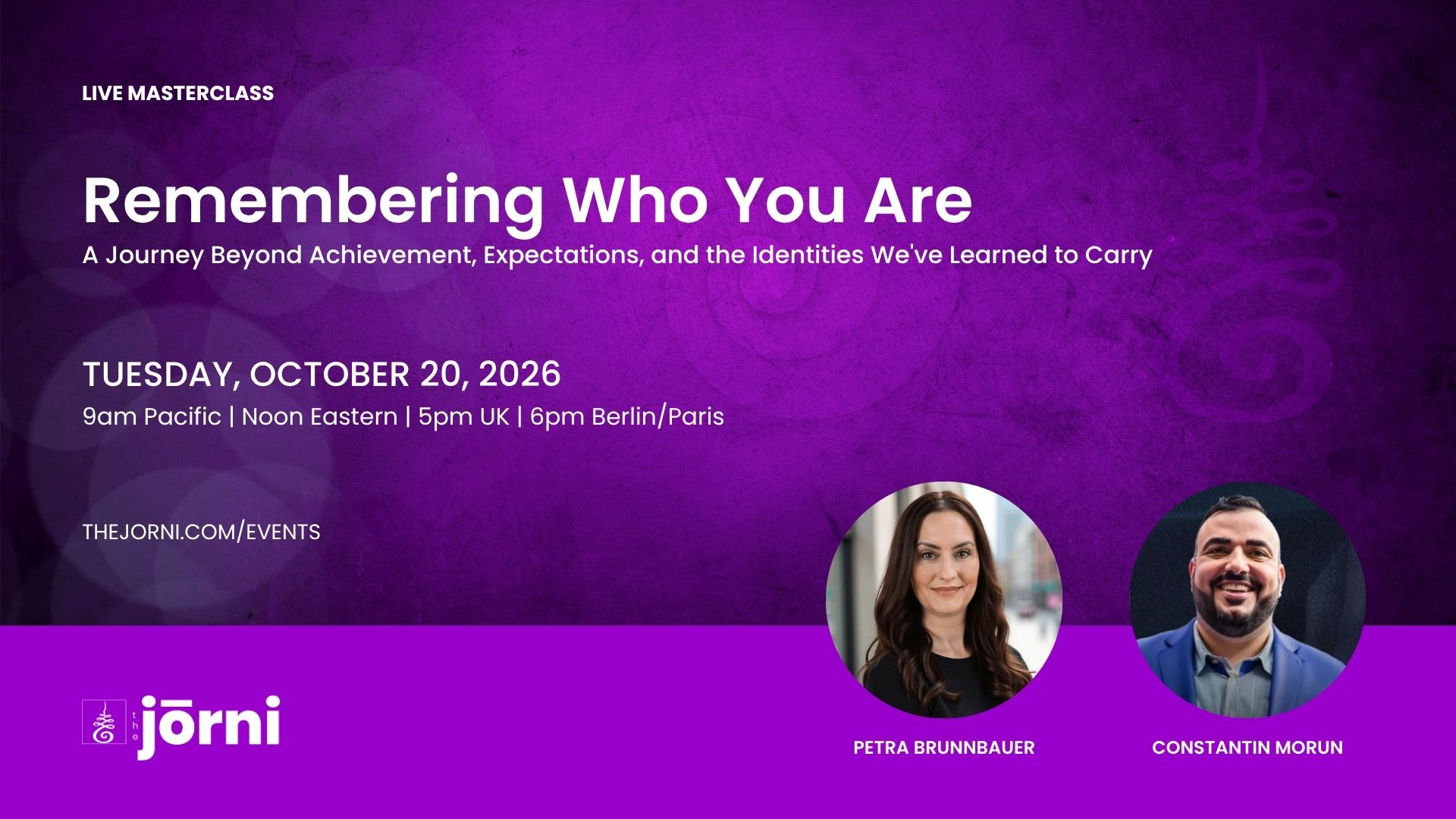 Masterclass October 20 2026 Masterclass October 20 2026
